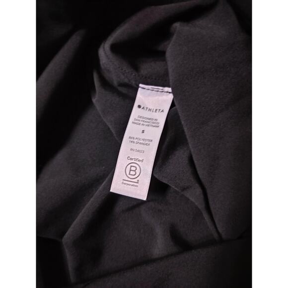 Athleta womens black Marlow V-neck cap sleeve casual romper size S - Picture 13 of 13